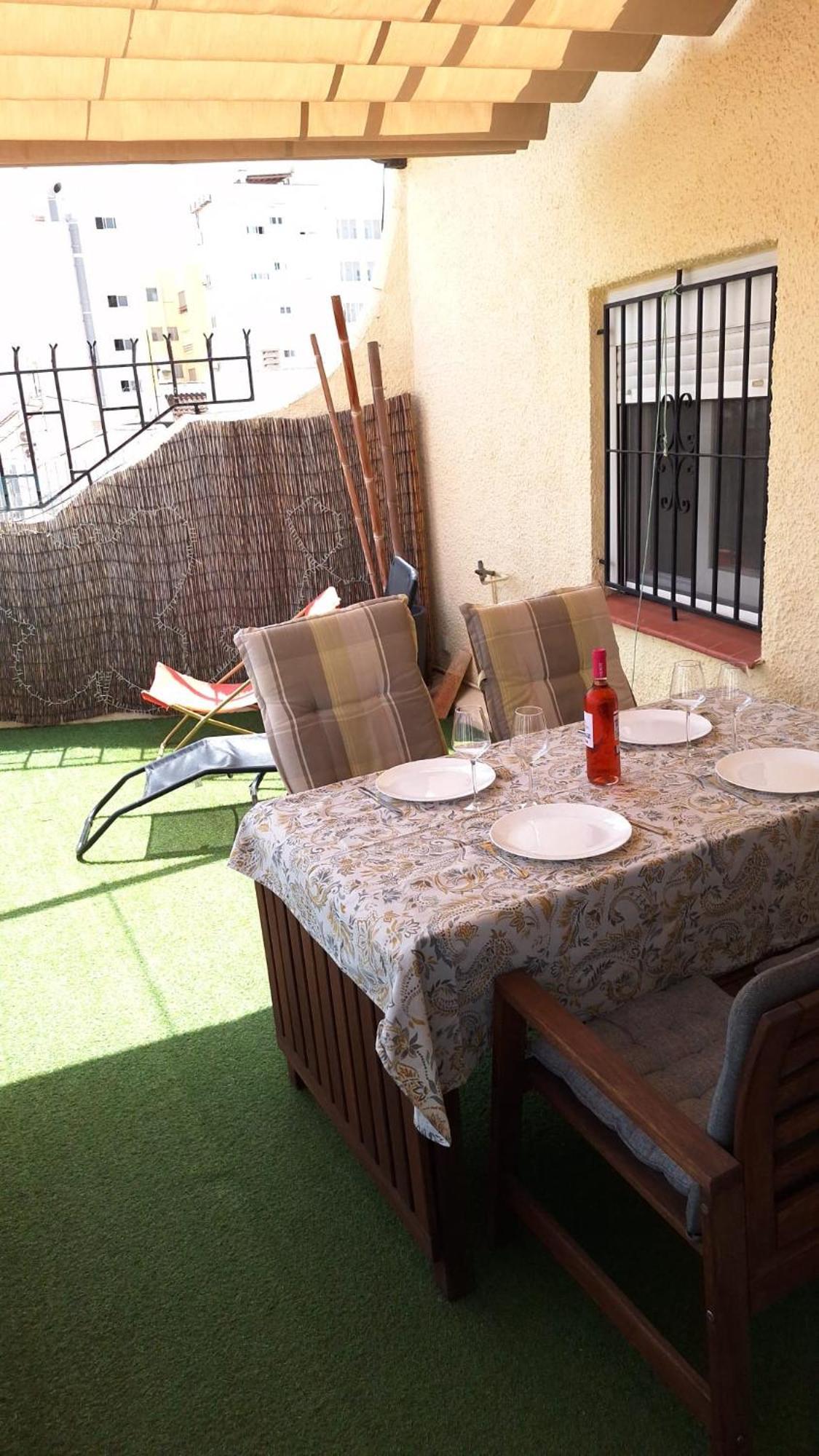 Atico Centrico, 50M De La Playa, Vista Al Mar, Wifi Fibra, Gran Terraza Lägenhet Calpe Exteriör bild