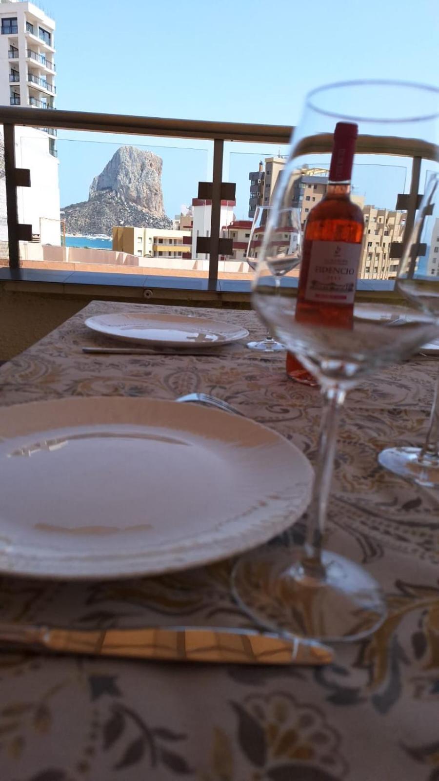 Atico Centrico, 50M De La Playa, Vista Al Mar, Wifi Fibra, Gran Terraza Lägenhet Calpe Exteriör bild